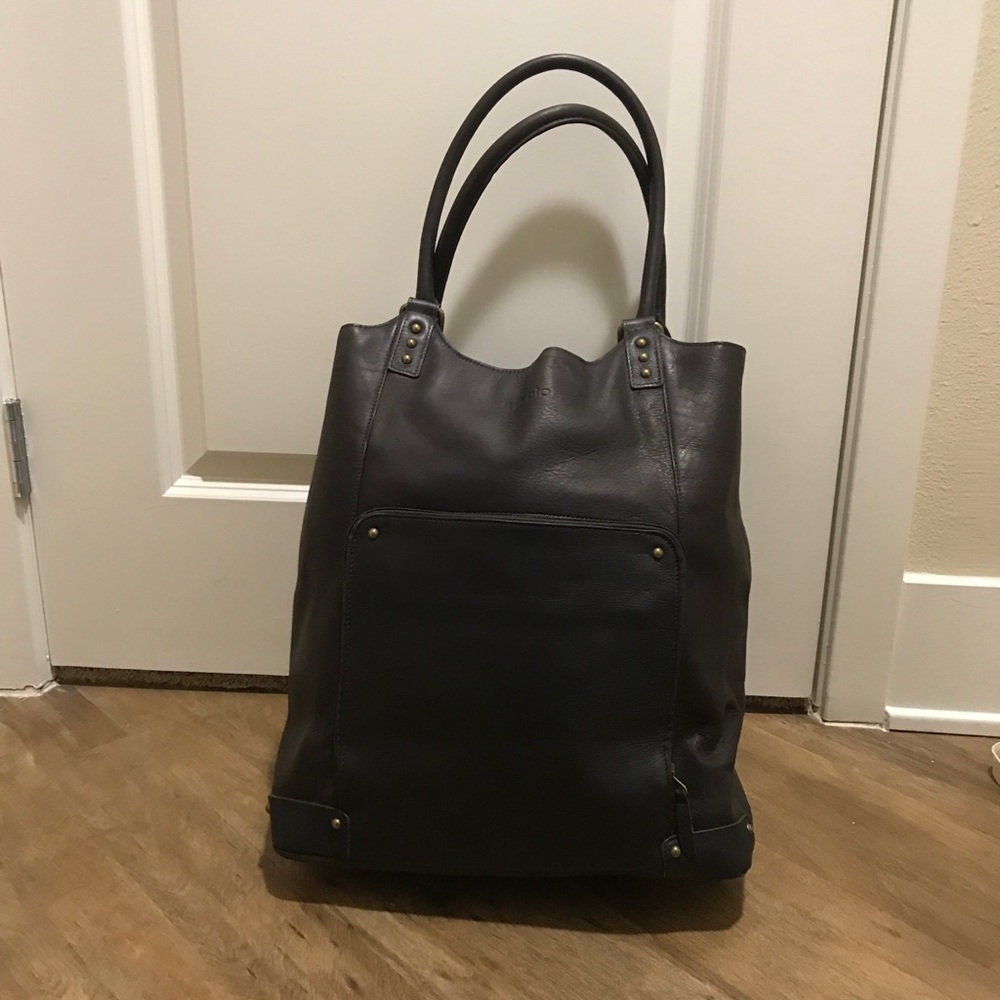 Mocha Laptop Leather Bag